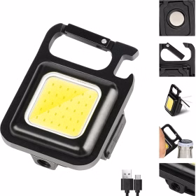 چراغ قوه جاکلیدی شارژی آهنربایی