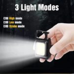 چراغ قوه جاکلیدی شارژی آهنربایی